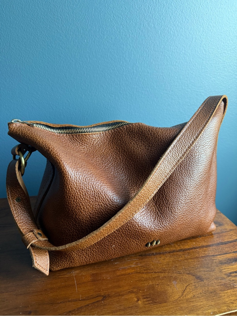 Portland Leather Goods - large Slouchy, Golden - Picture 6 of 12